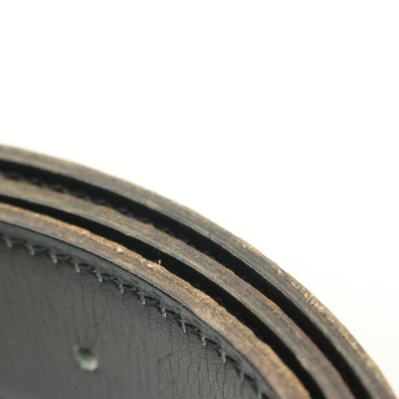 Hermès Size 85 Brown x Black x Silver 32mm Reversible H Logo Belt Kit 74h418s main image 6